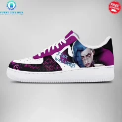 Arcane Jinx and Powder Was Here LoL Limited Air Force 1 Sneakers
