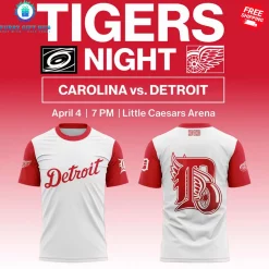 Detroit Red Wings x Tigers Night 2025 Limited Edition Merch Collection 1