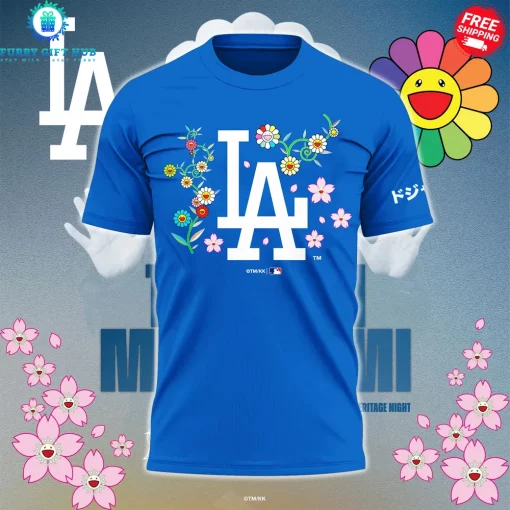 LA Dodgers Takashi Murakami x Japanese Heritage 2025 Limited Shirt