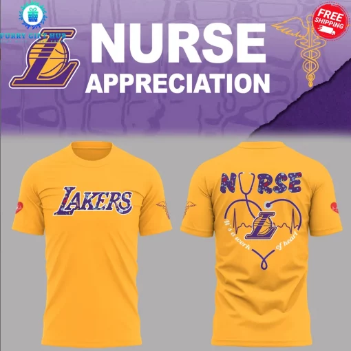 Los Angeles Lakers x Nurse Appreciation 2025 Special Shirt Collection