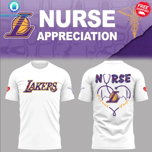 Los Angeles Lakers x Nurse Appreciation 2025 Special Shirt Collection