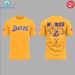 Los Angeles Lakers x Nurse Appreciation 2025 Special Shirt Collection 7