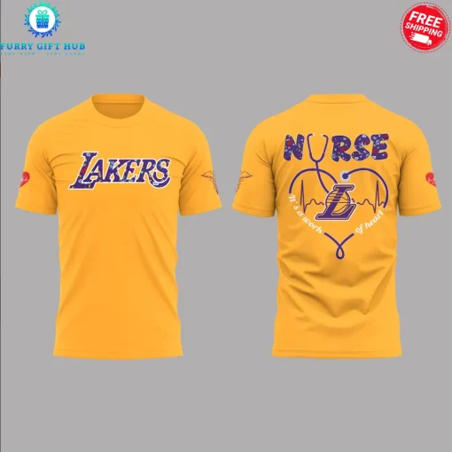 Los Angeles Lakers x Nurse Appreciation 2025 Special Shirt Collection