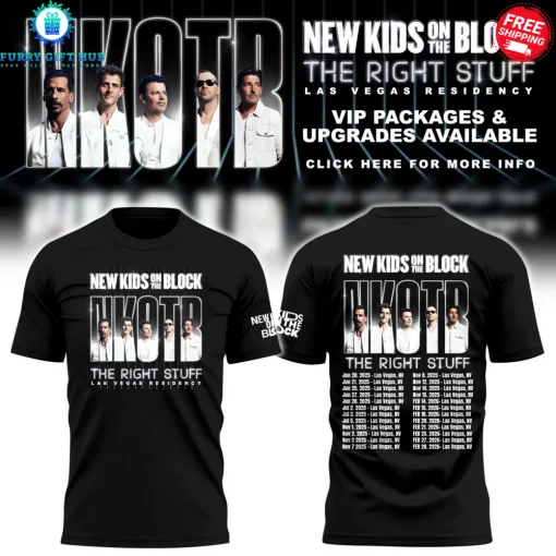 New Kids On The Block Las Vegas Residency 2025 Special Shirt