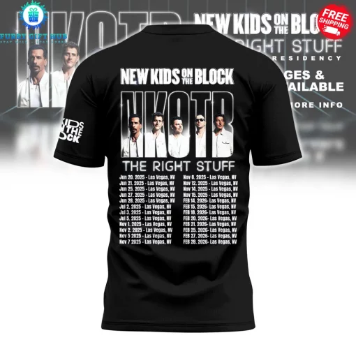 New Kids On The Block Las Vegas Residency 2025 Special Shirt