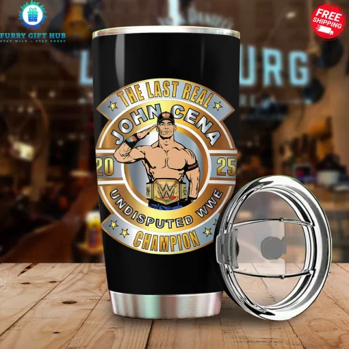 WrestleMania 41 John Cena Undisputed 17-Time Champion Special Tumbler