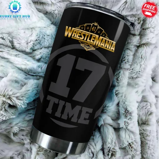 WrestleMania 41 John Cena Undisputed 17-Time Champion Special Tumbler