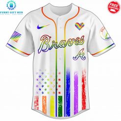 Atlanta Braves x Pride Month Love Is Love 2025 Special Jersey