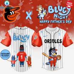 Baltimore Orioles Bluey Night Happy Father’s Day 2025 Limited Baseball Jersey