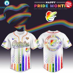 Baltimore Orioles x Pride Month Love Is Love 2025 Special Jersey