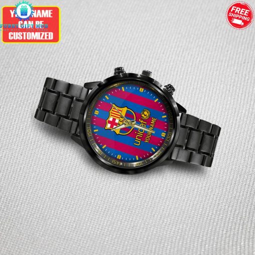 FC Barcelona Unicef Custom Name Limited Stainless Steel Watch