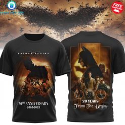 Batman 20 Year Anniversary From The Begins Special Shirt Collection