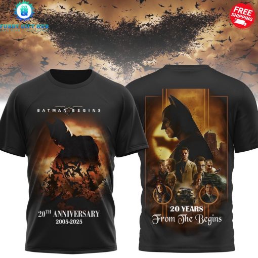 Batman 20 Year Anniversary From The Begins Special Shirt Collection