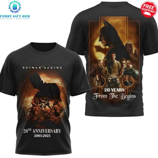 Batman 20 Year Anniversary From The Begins Special Shirt Collection