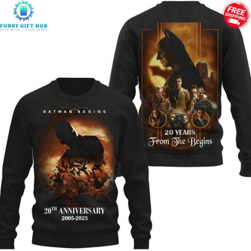 Batman 20 Year Anniversary From The Begins Special Shirt Collection