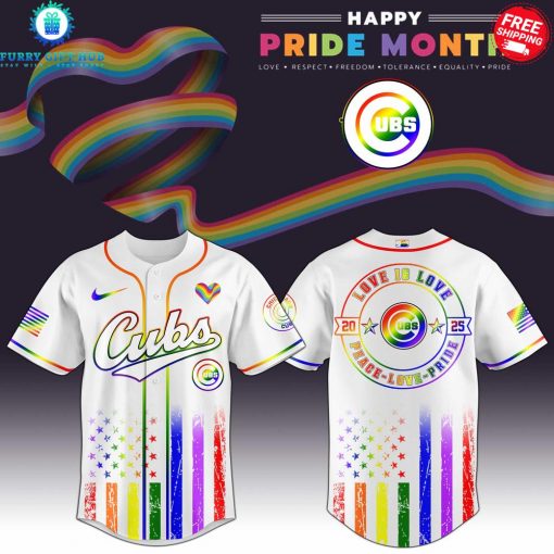 Chicago Cubs x Pride Month Love Is Love 2025 Special Jersey