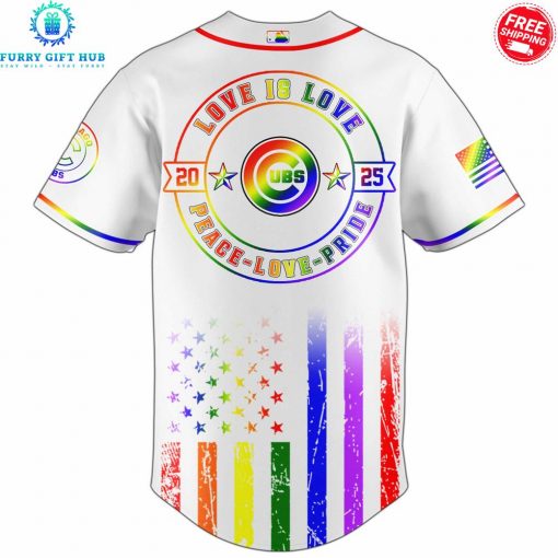 Chicago Cubs x Pride Month Love Is Love 2025 Special Jersey