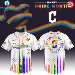 Cleveland Guardians x Pride Month Love Is Love 2025 Special Jersey