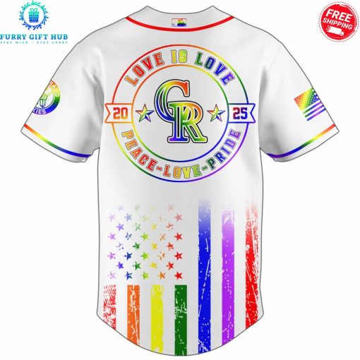 Colorado Rockies x Pride Month Love Is Love 2025 Special Jersey