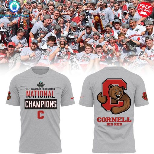 Cornell Big Red x Lacrosse National NCAA Champions 2025 Special Shirt Collection