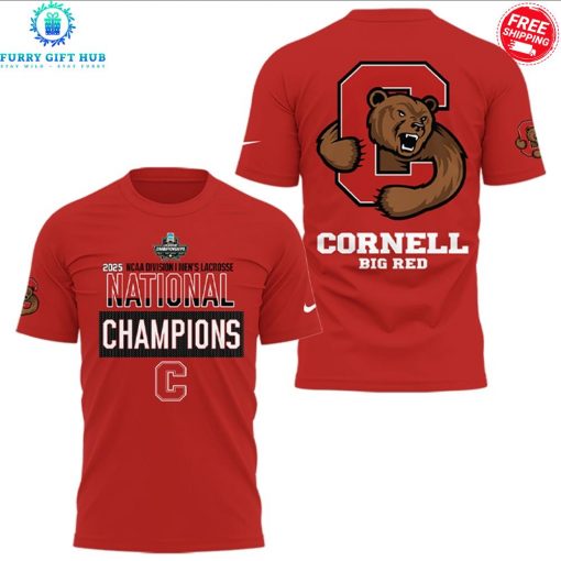 Cornell Big Red x Lacrosse National NCAA Champions 2025 Special Shirt Collection