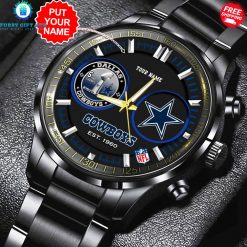 Dallas Cowboys 5 Time Champions Custom Name Special Stainless Steel Watch