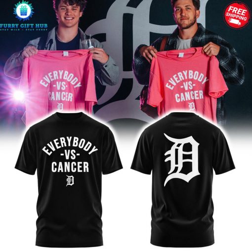 Detroit Tigers Everybody vs Cancer Special Shirt Collection