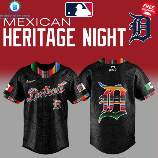 Detroit Tigers Mexican Heritage Night 2025 Special Jersey