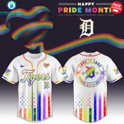Detroit Tigers x Pride Month Love Is Love 2025 Special Jersey