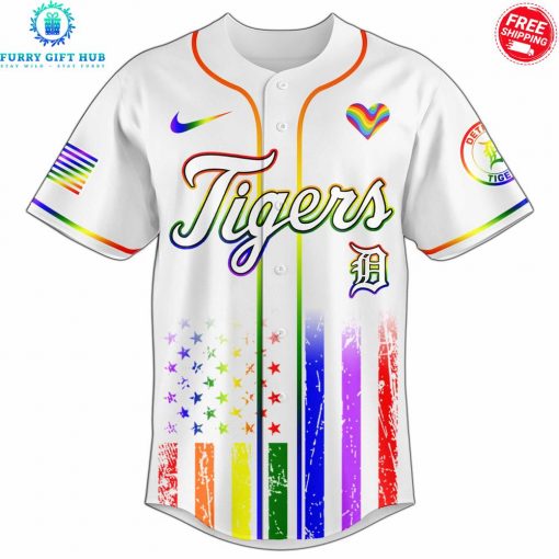 Detroit Tigers x Pride Month Love Is Love 2025 Special Jersey