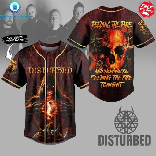 Disturbed Feeding The Fire Special Baseball Jersey