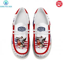 Elvis Presley Red White Blue Special Loafer Shoes 6