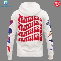 Florida Panthers Logo Shield Special Cream Hoodie 3