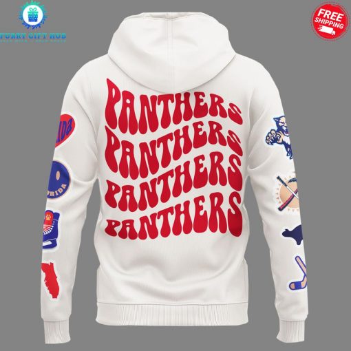 Florida Panthers Logo Shield Special Cream Hoodie