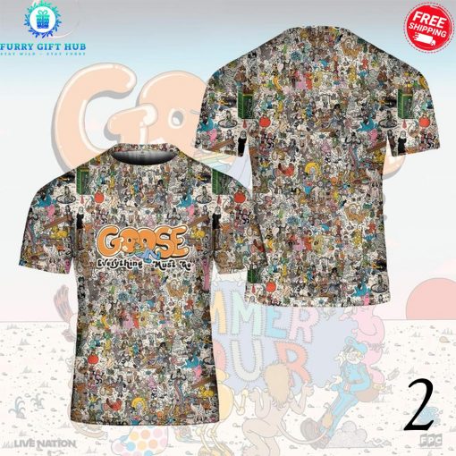 Goose Band Summer Tour 2025 Special T-Shirt