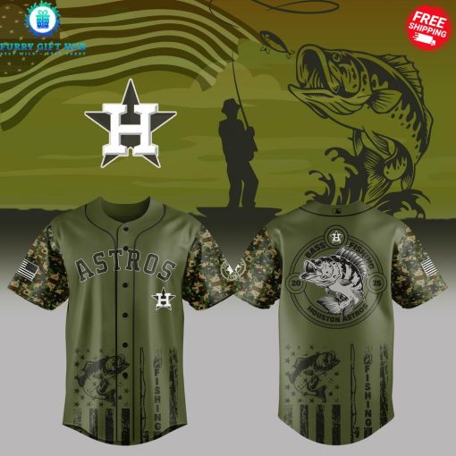 Houston Astros x Bass Fishing 2025 Special Baseball Jersey