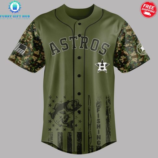 Houston Astros x Bass Fishing 2025 Special Baseball Jersey