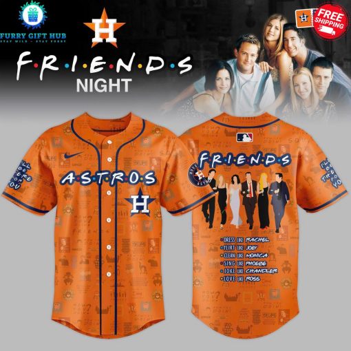 Houston Astros x FRIENDS Night 2025 Special Jersey