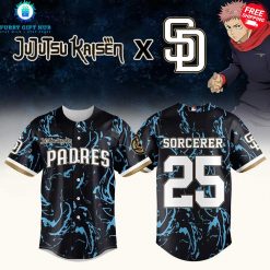 Jujutsu Kaisen 2025 x San Diego Padres Personalized Special Baseball Jersey