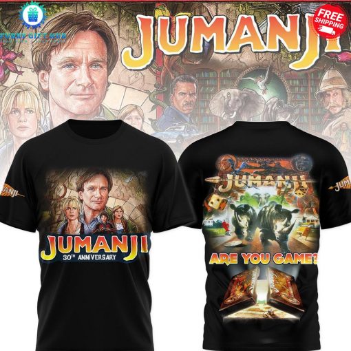 Jumanji 30th anniversary Are You Game Limited Shirt Collection