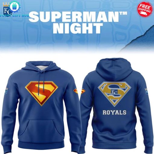 Kansas City Royals x Superman Night Limited Hoodie