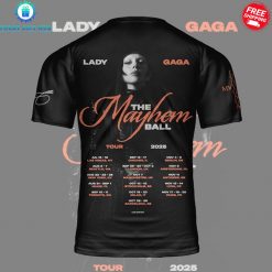 Lady Gaga The Mayhem Ball Tour 2025 Special Shirt 3
