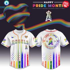 Los Angeles Angels x Pride Month Love Is Love 2025 Special Jersey