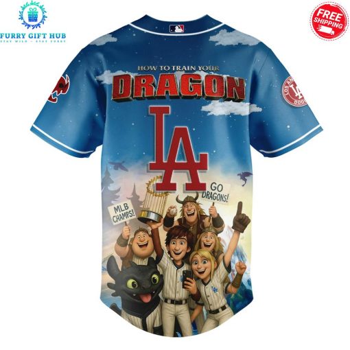 Los Angeles Dodgers How To Train Your Dragon Special Baseball Jersey