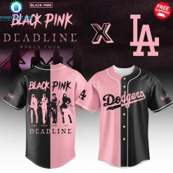 Los Angeles Dodgers x Blackpink Deadline World Tour 2025 Special Baseball Jersey