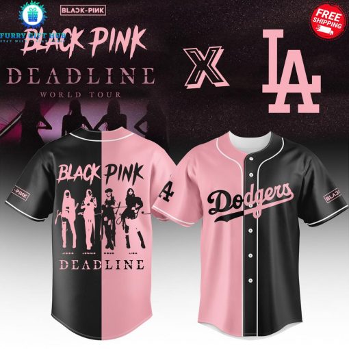 Los Angeles Dodgers x Blackpink Deadline World Tour 2025 Special Baseball Jersey