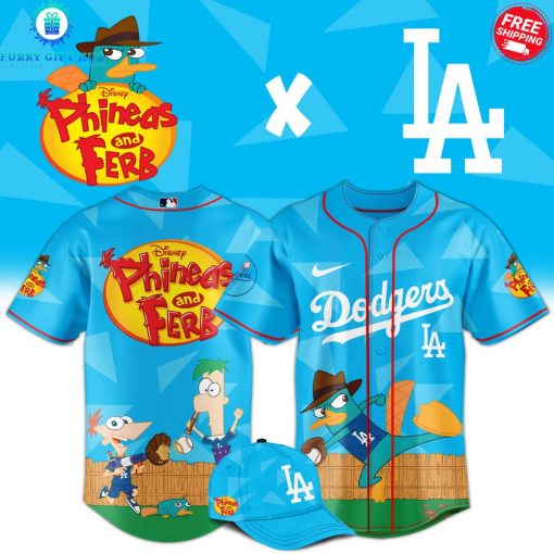 Los Angeles Dodgers x Phineas And Ferb 2025 Limited Jersey