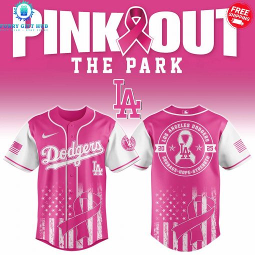 Los Angeles Dodgers x Pink Out The Park 2025 Special Jersey