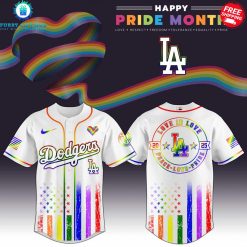 Los Angeles Dodgers x Pride Month Love Is Love 2025 Special Jersey