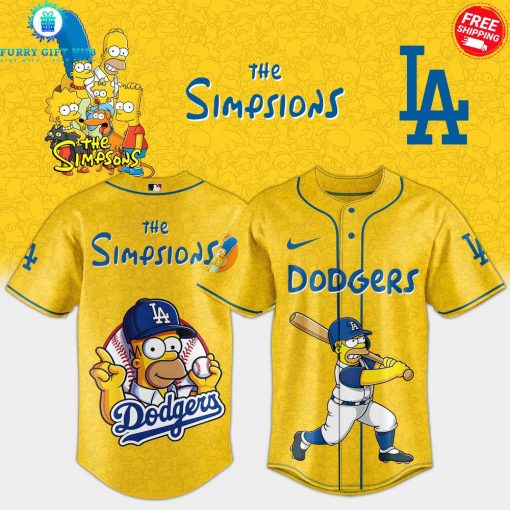 Los Angeles Dodgers x The Simpsons Special Jersey 2025